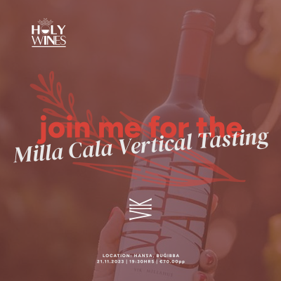 Milla Cala - Vertical Tasting - Holy Wines - VIK - Hansa
